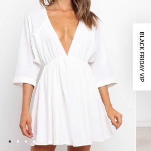Petal & Pup white dress